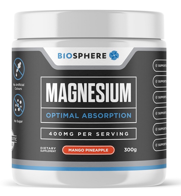 Biosphere Magnesium Powder Mango/Pineapple 300mg